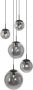 Steinhauer Hanglamp Bollique Zwart 5 Lichts 2730ZW - Thumbnail 2
