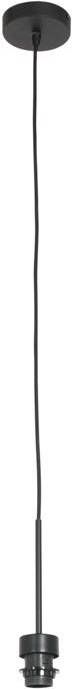 Steinhauer hanglamp Sparkled Light zwart metaal Ø 11cm E27 3602ZW