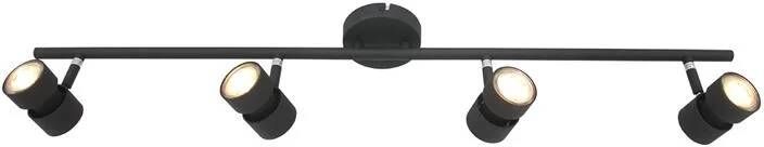 Steinhauer Spot Natasja Zwart 4 x 4.9 Watt GU10 7904ZW
