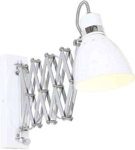 Steinhauer Lightning moderne wandlamp 1-l. Scharnier wit