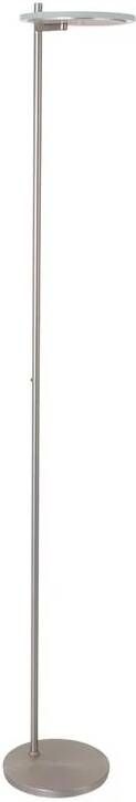 Steinhauer Turound staande lamp uplight staal met transparant glas