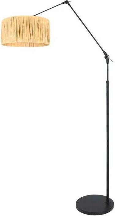 Steinhauer vloerlamp Prestige Chic zwart gras metaal schemerlamp E27 3793ZW