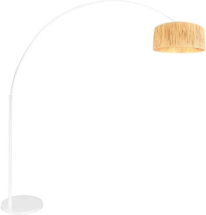 Steinhauer vloerlamp Sparkled Light wit metaal zeegras Ø 50cm E27 3785W