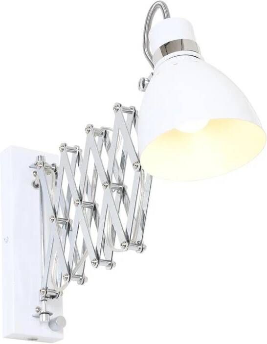 Steinhauer Lightning moderne wandlamp 1-l. Scharnier wit