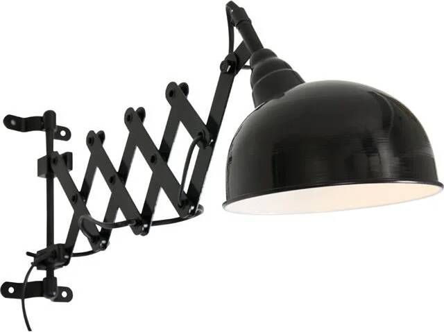 Steinhauer Lightning industriele wandlamp vintage zwart
