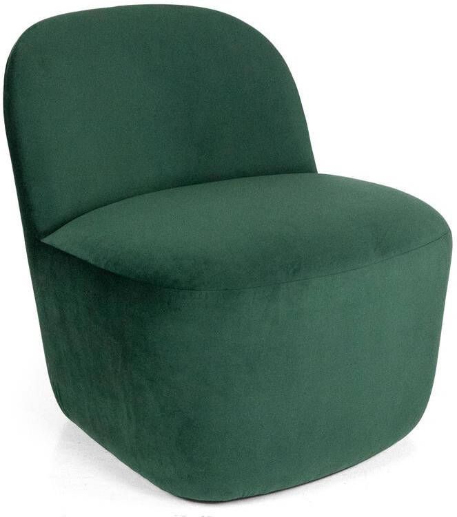 Studio Zondag Clare fauteuil flow samt 40 dark green