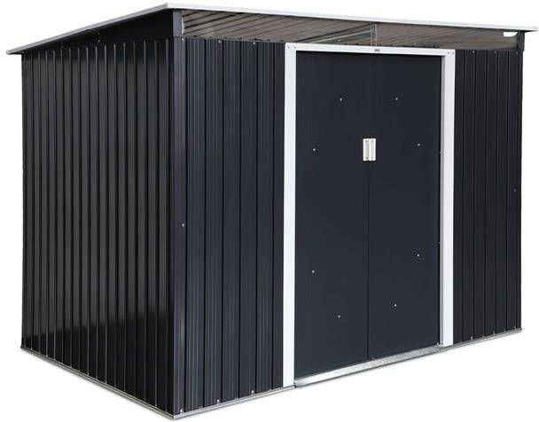 Sweeek Metalen tuinhuisje 4 85m2 met dakraam