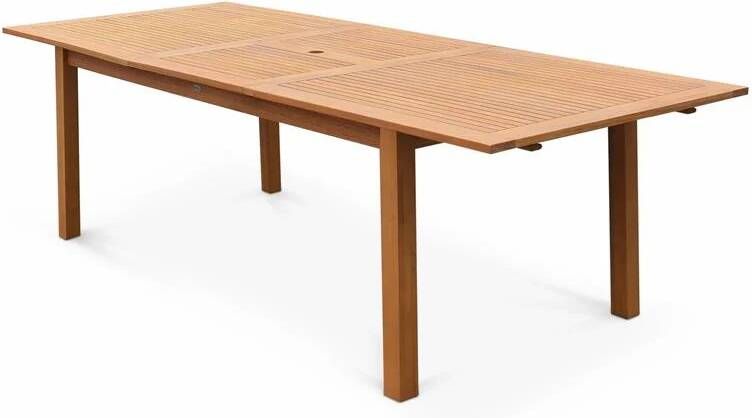 Alice's Garden Tuintafel met een verlengstuk 180-240cm van FSC eucalyptus