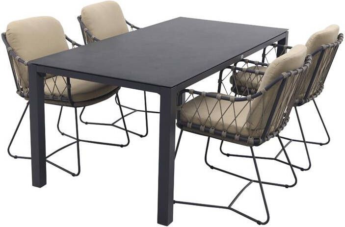 Taste by 4 Seasons Outdoor Taste Prego|Chaneo tuinset 180x90 cm. 5-delig