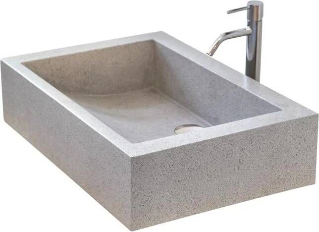 Tikamoon Pegase Wastafel van terrazzo grey