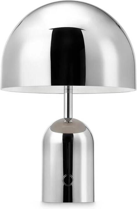 Tom Dixon Bell tafellamp LED oplaadbaar zilver