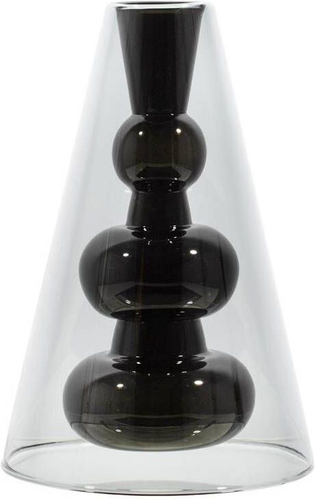 Tom Dixon Bump Cone vaas zwart
