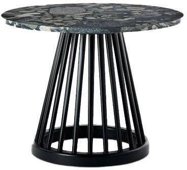Tom Dixon Fan 60 salontafel zwart|Pebble marmer