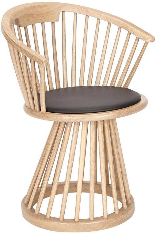 Tom Dixon Fan eetkamerstoel naturel