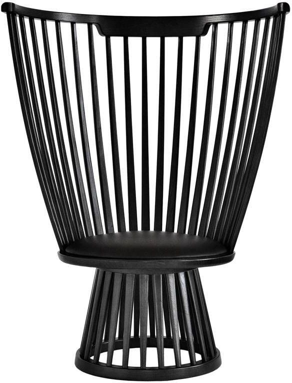 Tom Dixon Fan stoel zwart