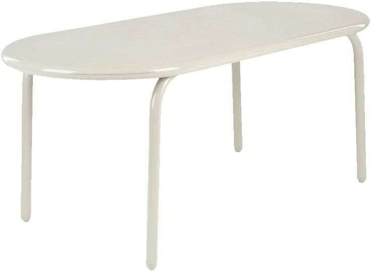 Tom Dixon Groove Obround tuintafel 186x86 Putty