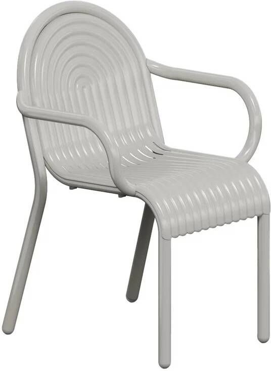 Tom Dixon Groove tuinstoel met armleuning Putty
