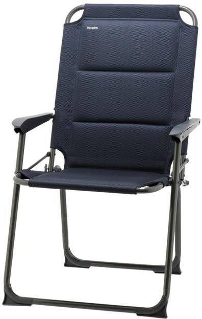 Travellife Barletta Compact Campingstoel Blauw Donkergrijs 56 X 95 X 68 Cm