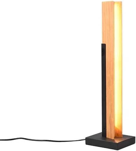 Trio Leuchten Kerala Tafellamp Zwart hout