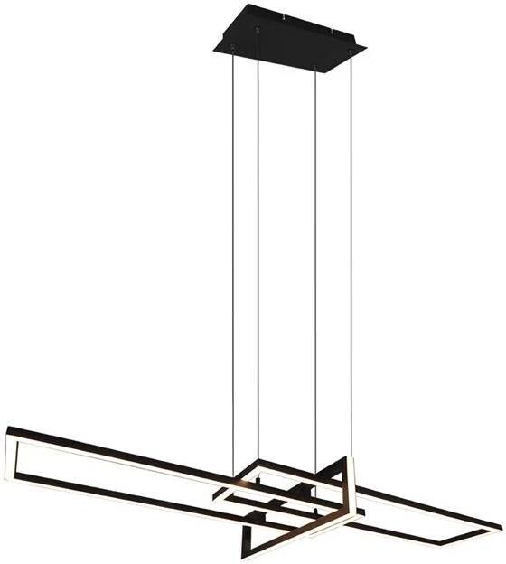TRIO SALINAS Hanglamp Zwart mat incl. 1x SMD 34 W