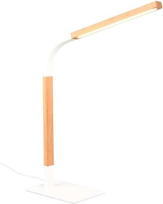 TRIO Norris Oplaadbare Tafellamp Mat Wit