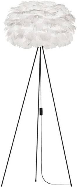 Umage Eos large vloerlamp white met tripod zwart Ø 65 cm