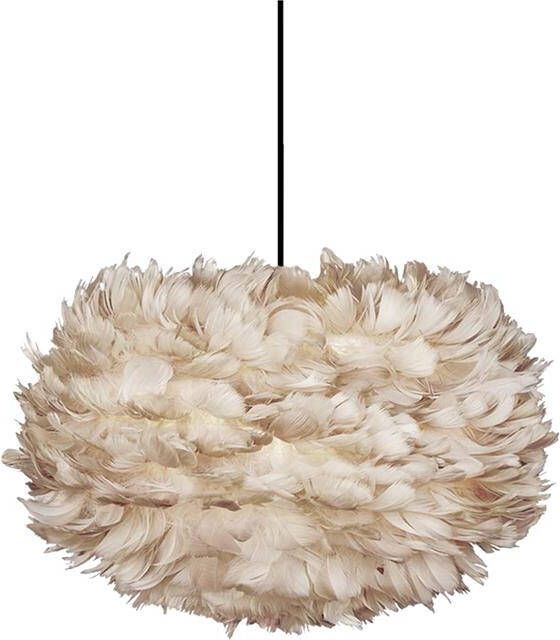 Umage Eos Medium hanglamp light brown met koordset zwart Ø 45 cm