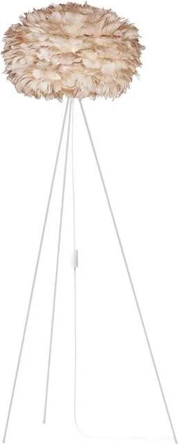 Umage Eos Medium vloerlamp light brown met tripod wit Ø 45 cm