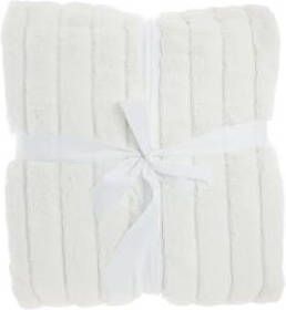 Unique Living Bedsprei Rib Dove White 180x240cm