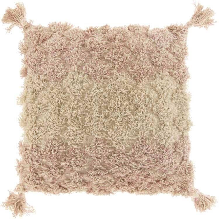 Unique Living Kussen Beira 45x45cm oudroze