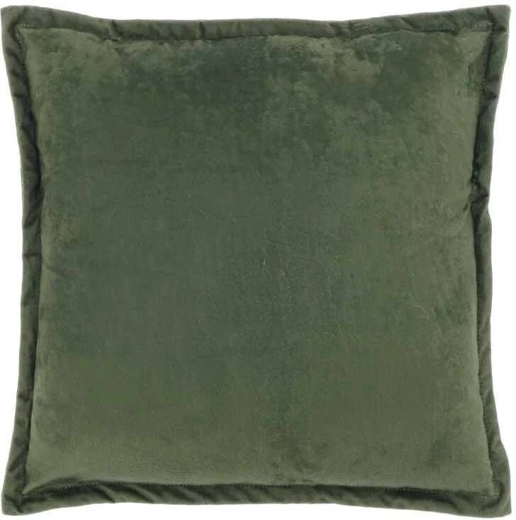 Unique Living sierkussen tatum 45x45cm winter green