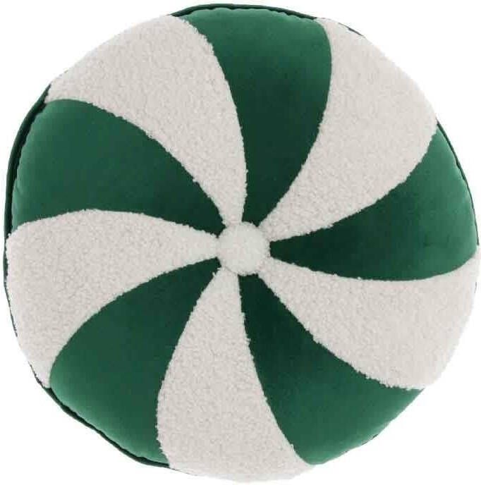 Unique Living Sierkussen Candy Dark Green