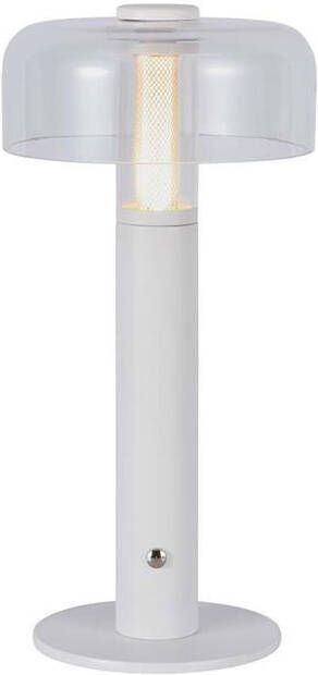 V-TAC Vt-1049-w Witte Oplaadbare Tafellamp Ip20 1w 100 Lumen 3000k