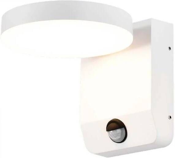 V-TAC Vt-11020s-rd-w Draaibare Led Wandlamp Met Sensor Ip65 Wit 17w 2520 Lumen 4000k