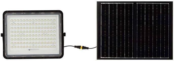 V-TAC Vt-180w Zwarte Solar Schijnwerpers 20w Ip65 1800 Lumen 4000k