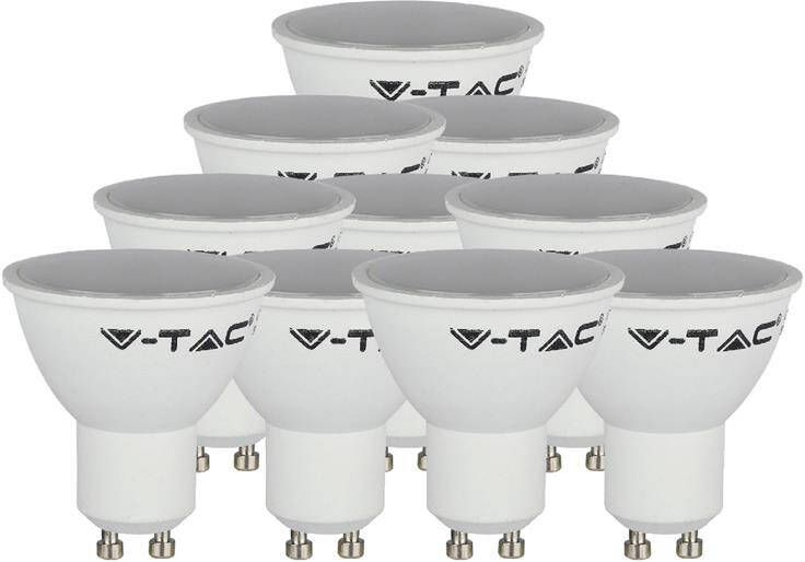 V-Tac VT-205-N 10 Set GU10 LED Spots Melkachtig 110°
