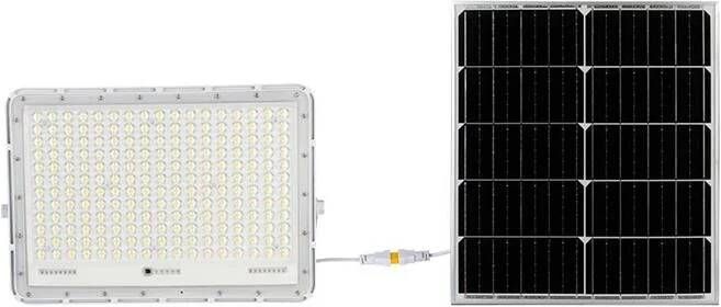 V-TAC Vt-240w-w Witte Schijnwerpers Op Zonne-energie 30w Ip65 2600 Lumen 4000k