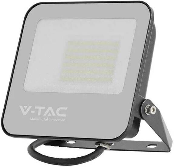 V-TAC Vt-4456 Zwarte Led Schijnwerpers 185lm w Ip65 50w 9250 Lumen 6500k