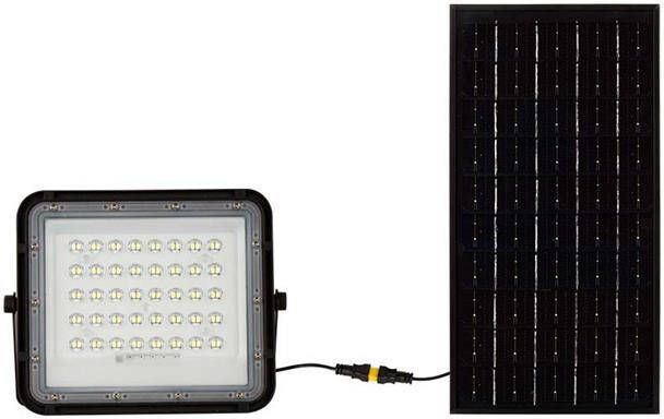 V-TAC Vt-80w Zwarte Solar Schijnwerpers 6w Ip65 800 Lumen 6400k