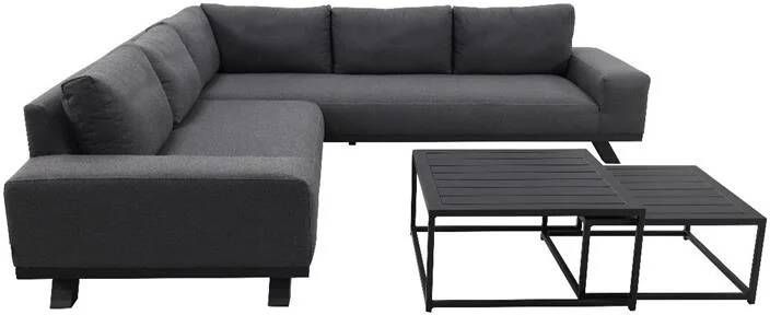 Van der Garde Tuinmeubelen VDG Barcelona|royalty Sunbrella loungeset sooty