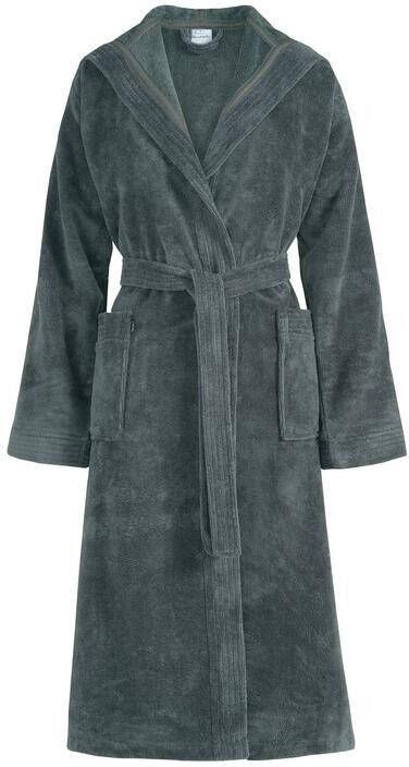 Vandyck Badjas | L | Grijs | Blauw | Katoen | Polyester