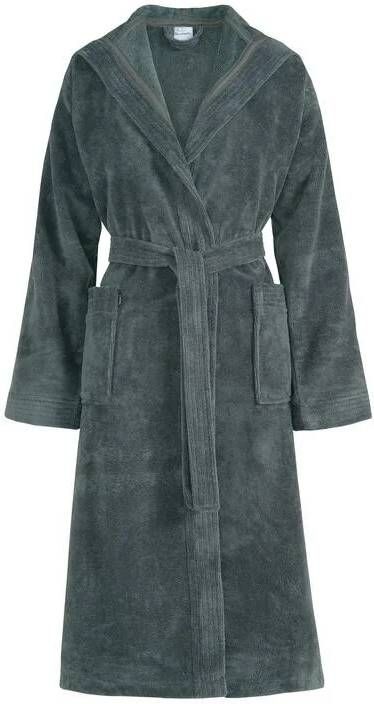 Vandyck Badjas | XL | Grijs | Blauw | Katoen | Polyester