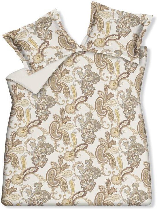 Vandyck Dekbedovertrek Mystique Sunlight | Ivoor | Beige | Bruin | Geel | Goud