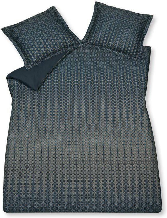 Vandyck Dekbedovertrek Energize Blue Ink | Groen | Blauw | Satijnkatoen