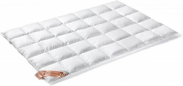 Vandyck Excellent 95 Dekbed | 200 cm x 200 cm | Wit | Satijnkatoen | Dons