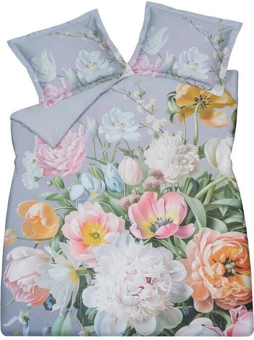 Vandyck Fleur Festive Dekbedovertrek 140x200 220 cm Lavender Blue