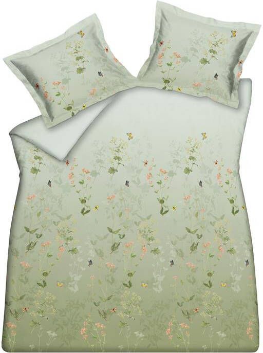 Vandyck Gardenia Dekbedovertrek 200 x 200 220 cm Smoke Green