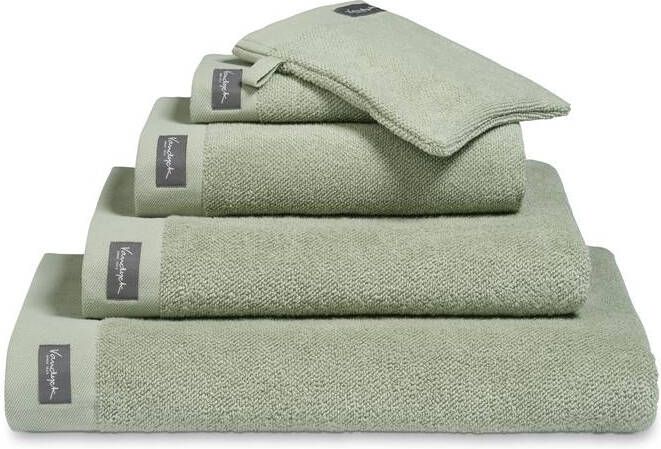 Vandyck Handdoek 60x110 cm HOME Uni Smoke Green-814 (set 3)