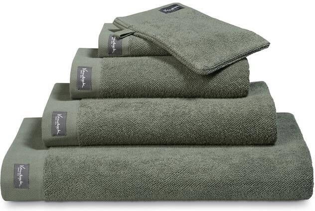 Vandyck Handdoek HOME Uni Olive 60x110 cm (set 3 stuks)