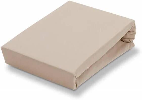 Vandyck Jersey Supreme Topper Hoeslaken Linen | 80 x 220 cm | Beige